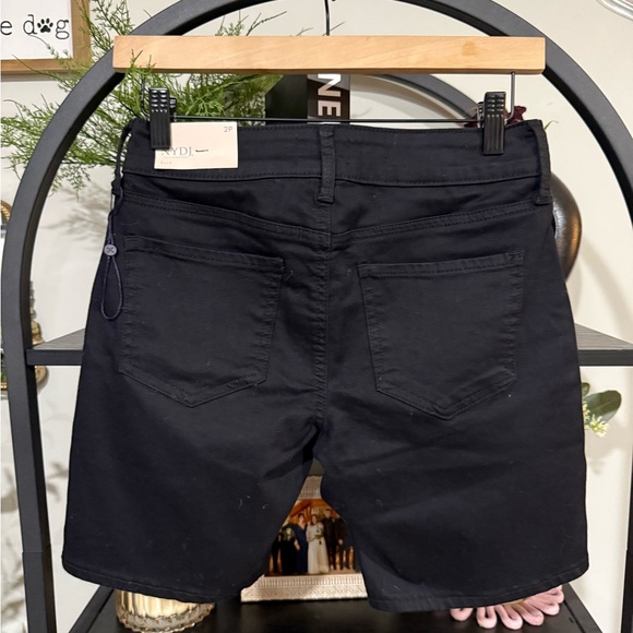 NYDJ Black High Waist Shorts Classic Chino Style size 2 petite - Picture 5 of 8
